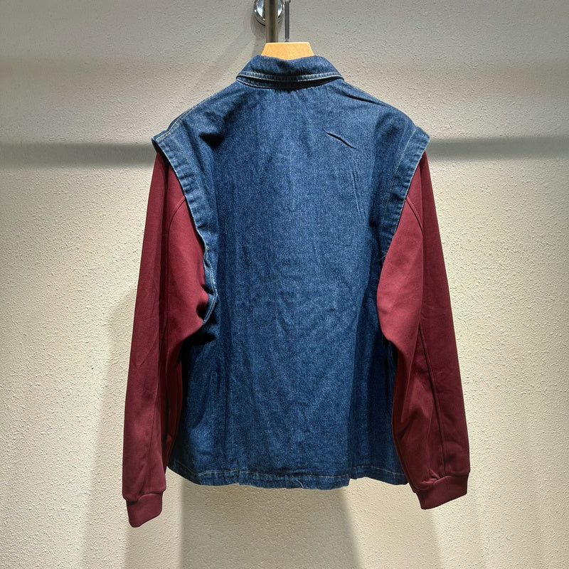 Side profile of Louis Vuitton luxury clothing with logo-detail design