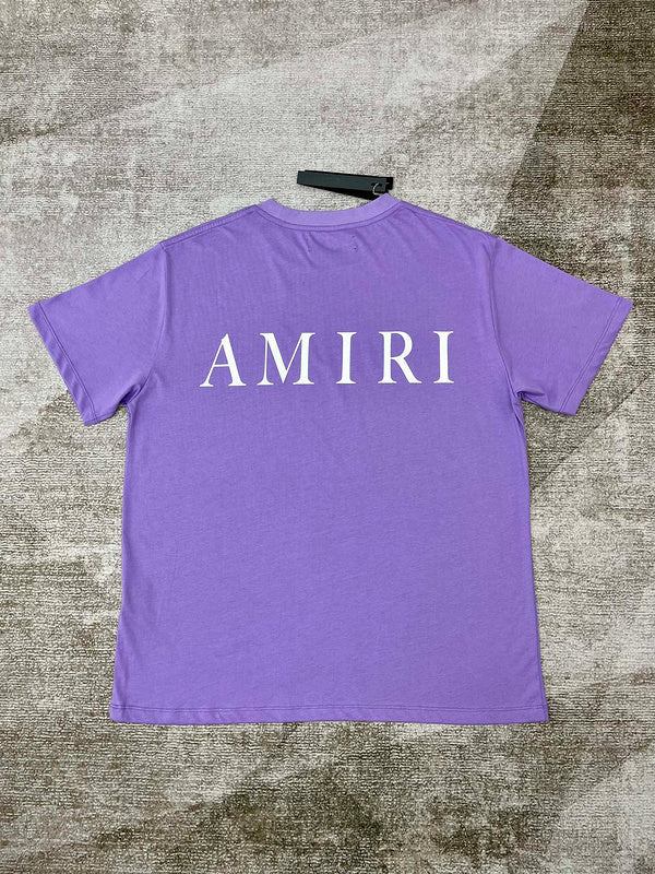 Close-up of Amiri t-shirt craftsmanship