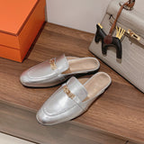 Hermès Beige Slingback Heels - Studio Shot