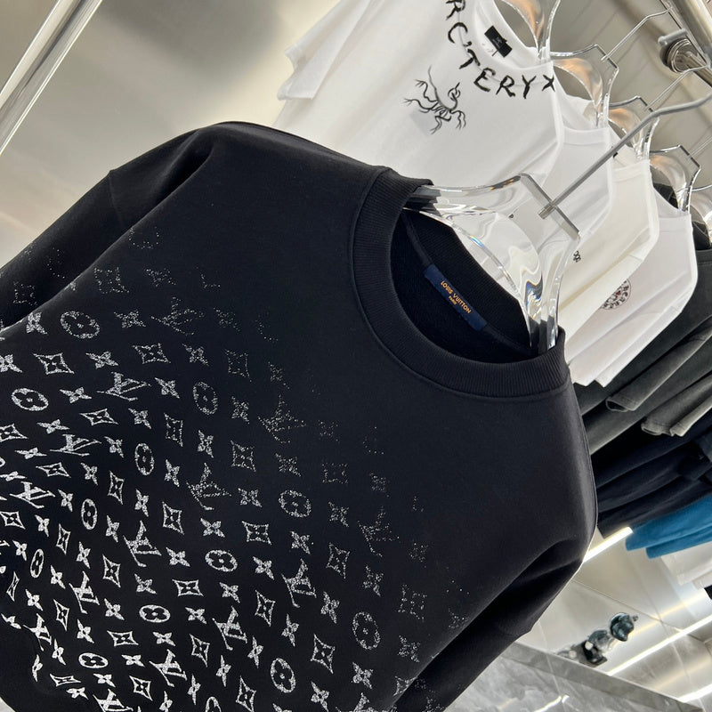 Full styled look of Louis Vuitton luxury clothing with contemporary cut