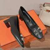 Hermes shoes Style 257 - back heel detail