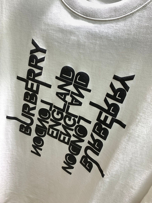 Burberry t-shirt close-up — premium authentic designer style