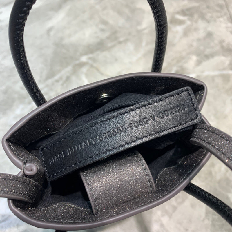 Understated Faux Leather Handbag - Refined Silhouette | Women's Statement Accessory #1058 - texture close-up (image 9) of designer-inspired handbag