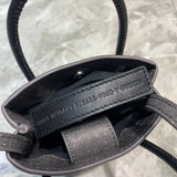 Understated Faux Leather Handbag - Refined Silhouette | Women's Statement Accessory #1058 - texture close-up (image 9) of designer-inspired handbag