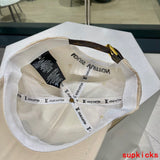 Close-up detail view of Louis Vuitton unisex cap
