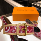 Louis Vuitton Black Bow-Detail Flats - Toe Detail View