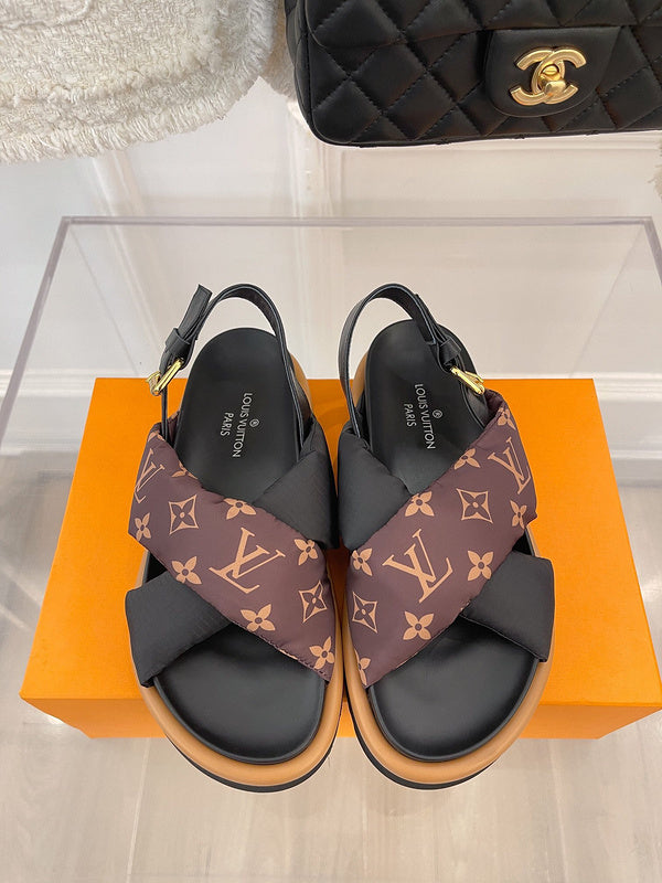 Louis Vuitton shoes Style 406 - angled studio shot