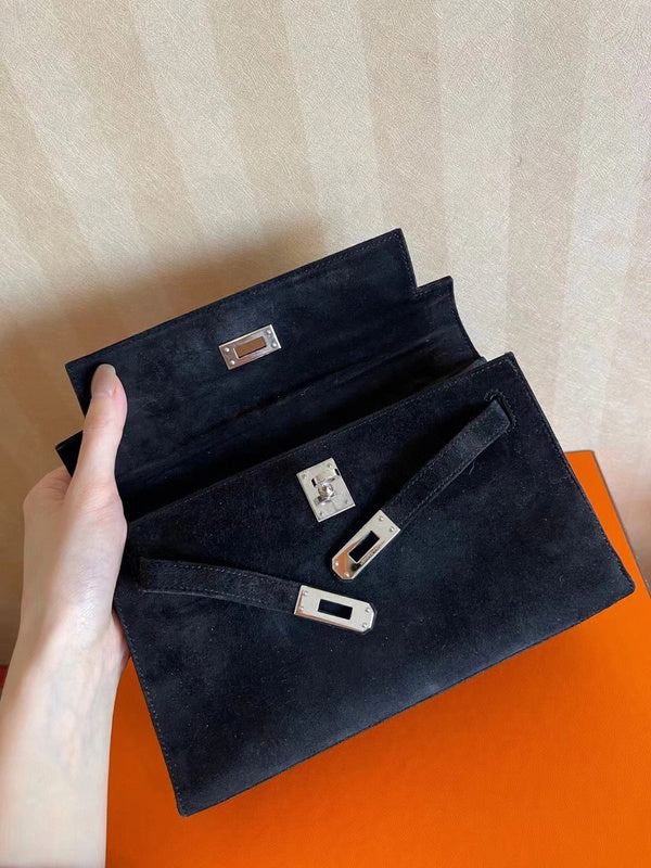 Considered bag shown from front angle