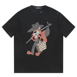 Side profile of Louis Vuitton cotton t-shirt with monogram-inspired silhouette