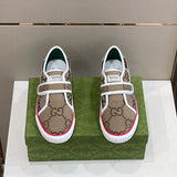 Gucci neutral cream luxury sneakers view 11 sleek tonal finish