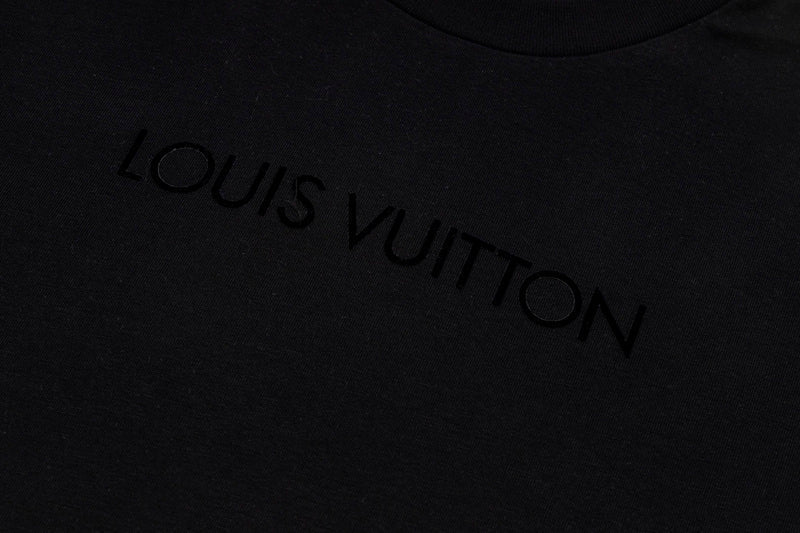 Back view of Louis Vuitton cotton t-shirt with monogram-inspired silhouette