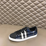 Burberry Black High-Top Sneakers - Heel Detail View
