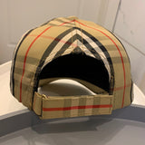 Side view of Burberry unisex cap