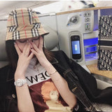 Front view of Burberry unisex cap