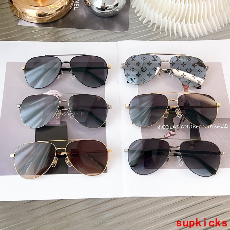 Lifestyle view of Louis Vuitton unisex sunglasses