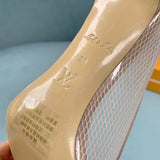 Louis Vuitton shoes Style 251 - close-up of iconic logo design