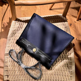  Clean-Lined handbag carried on shoulder