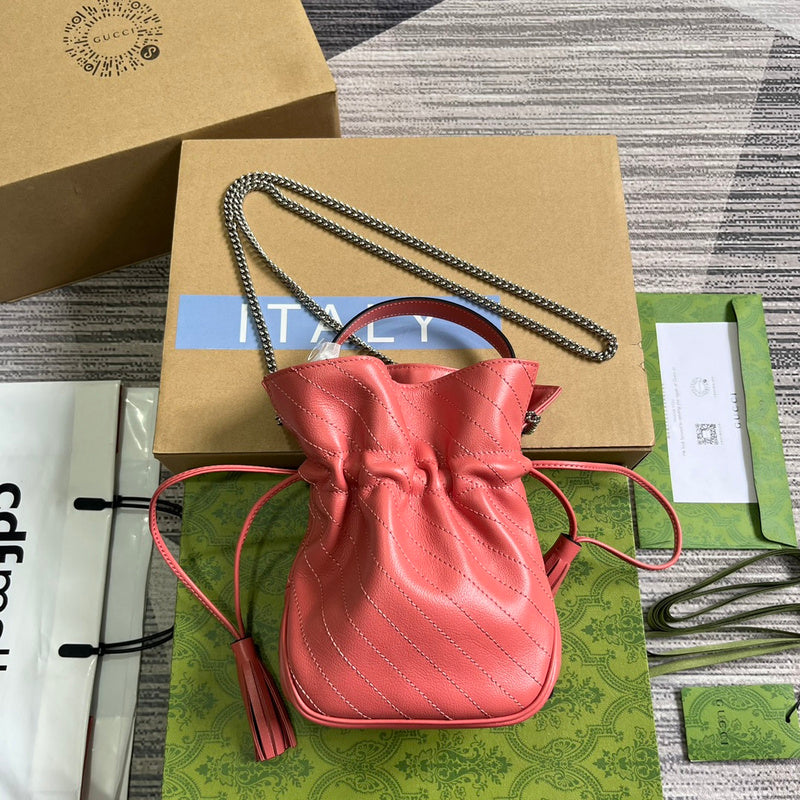 Top view of modern refined women's handbag – women's luxury accessory