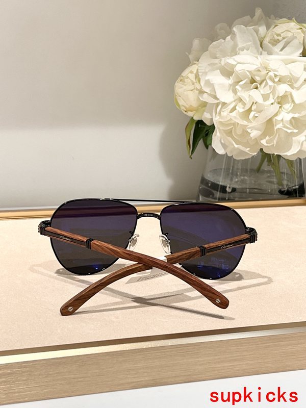 Lifestyle view of Cartier unisex sunglasses