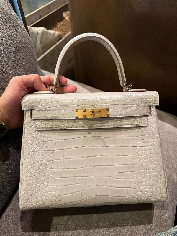 Close-up detail of sleek bag design