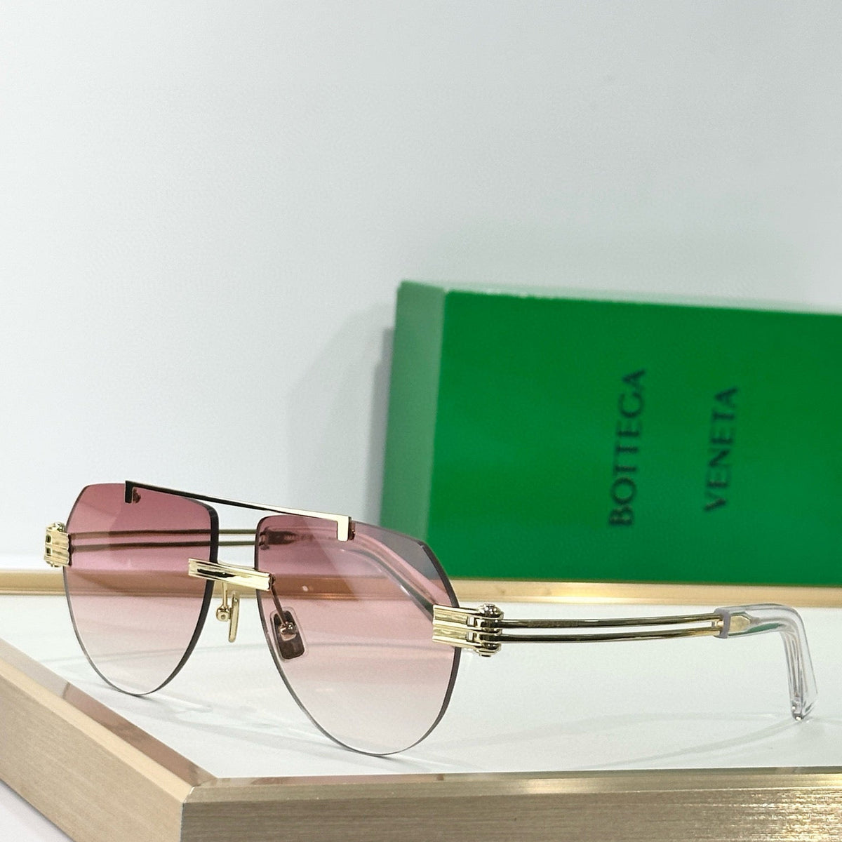 Front view of Bottega Veneta Sunglasses premium piece