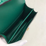Poised bag shown from front angle