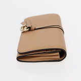 Side view of Chloe wallet Beige premium designer bag