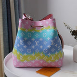 Side profile of sleek modern women's handbag – women's statement bag