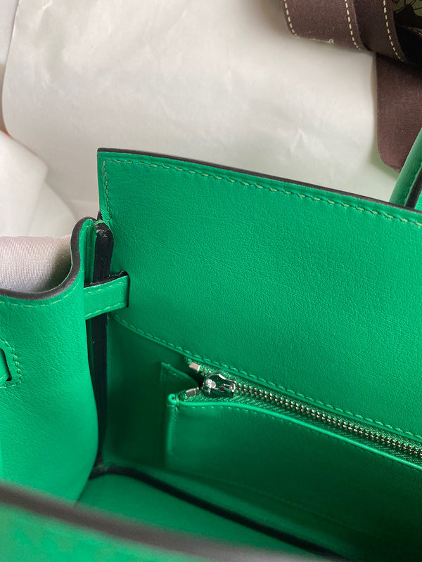 Close-up detail of sculpted bag design