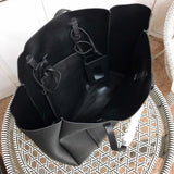 Close-up detail of sleek premium women's handbag – women's premium purse
