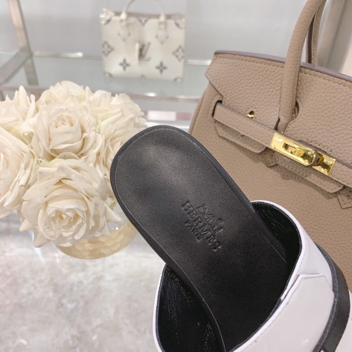 Hermes shoes Style 371 - back heel detail