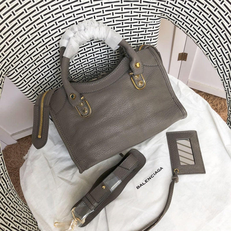 Top view of polished structured women's handbag – women's designer-style accessory