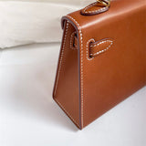 Close-up detail of sleek bag design