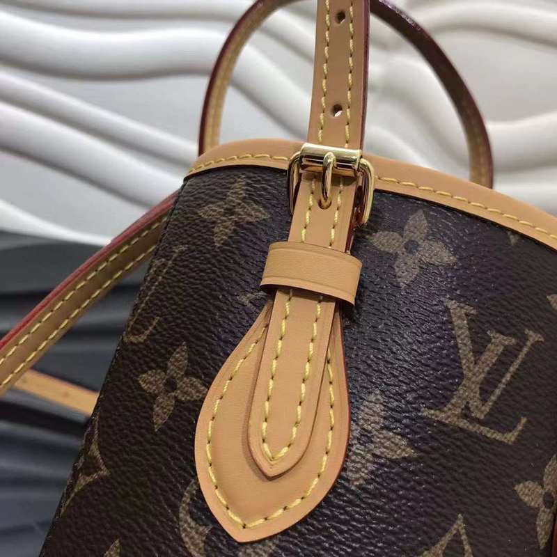 Back view of premium structured women's handbag – women's luxury accessory
