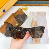 Angled view of Louis Vuitton unisex sunglasses