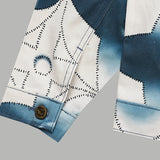 Side profile of Louis Vuitton luxury clothing with signature branding