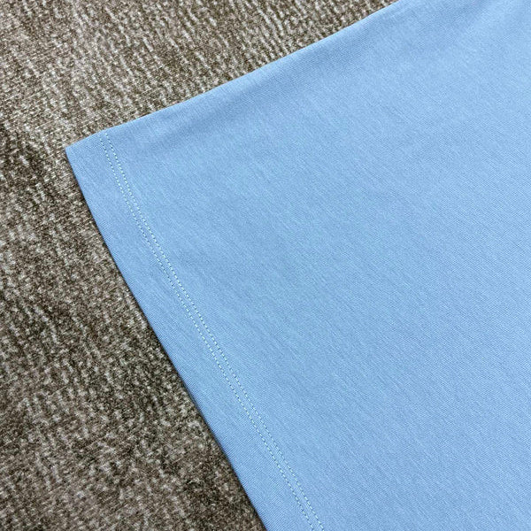 Close-up of Amiri t-shirt craftsmanship