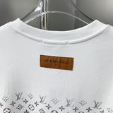 Back view of Louis Vuitton luxury clothing with everyday silhouette