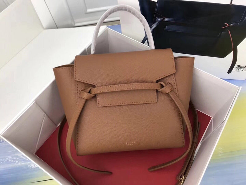 Side profile of chic statement women's handbag – women's premium purse
