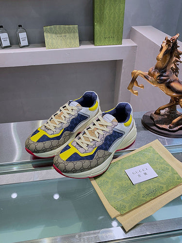 Gucci bold contrast luxury sneakers view 11 minimalist modern build