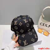 Close-up detail view of Louis Vuitton unisex cap