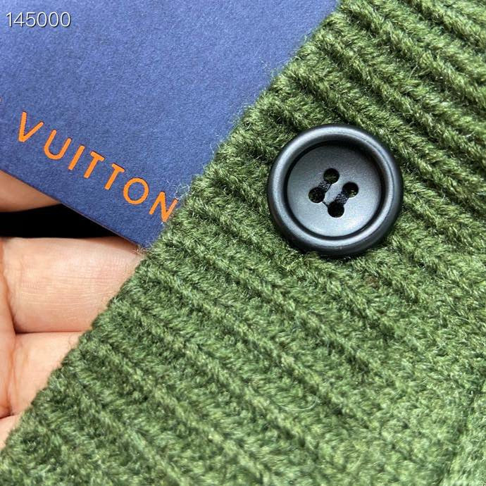 Side profile of Louis Vuitton luxury clothing with relaxed-fit cut
