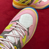 Gucci tonal black luxury sneakers view 4 bold athletic profile