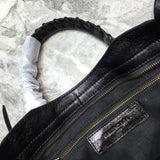 Sleek Faux Leather Handbag - Modern Structured Build | Women's Luxury Handbag #961 - alternate angle view (image 8) of designer-inspired handbag