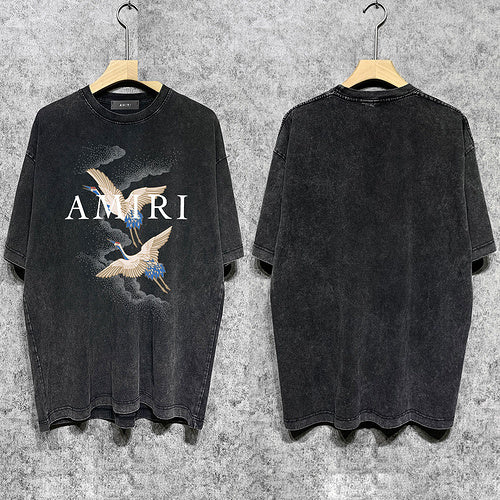 Amiri luxury t-shirt detail shot