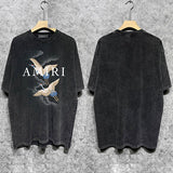 Amiri luxury t-shirt detail shot