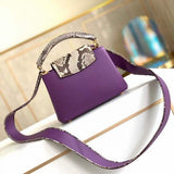 Interior view of statement premium women's handbag – women's premium purse