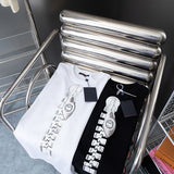 Side profile of Louis Vuitton cotton t-shirt with relaxed-fit cut