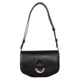 Side view of crisp structured handbag