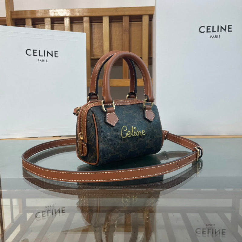 Top view of sleek premium women's handbag – women's designer-style accessory